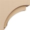 Ekena Millwork 9"W x 18"D x 18"H Classic Rivera Rough Cedar Woodgrain TimberThane Corbel, Primed Tan CORUR09X18X18RIVRCPR - alternate 5